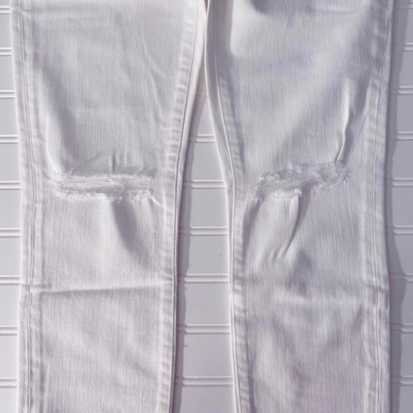 Current Elliot White high waisted distressed Jeans - Picture 4 of 5